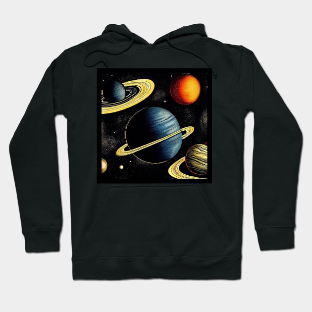 Planets Hoodie by andrea_reider_designs